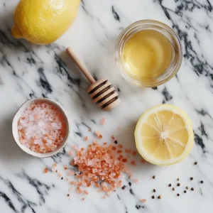Ingredients for Pink Salt Trick Recipe for Weight Loss