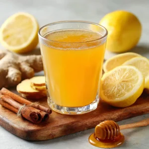 Zepbound recipe drink for weight loss with natural ingredients like apple cider vinegar, lemon, cinnamon, and ginger